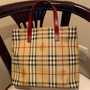 Authentic Burberry tote bag